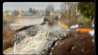 BREAKING-East Palestine Dam Collapses - Toxic Derailment Sludge Released Into Local Waterways