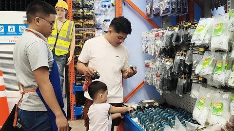 Grey and Jeffrey's Tool Shopping Adventure: A Hardware Store Run