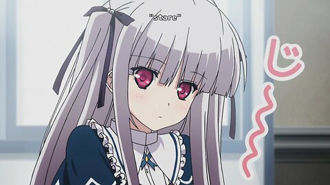 Absolute Duo - Julie sits next to Tooru