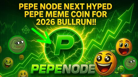 Pepe Node New Meme Coin For 2026 Bullrun!! Why Everyone Is Buying This New Pepe Meme??