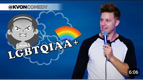 LGBTQiAA+ Lady Gets Mad At Comedian (K-von laughs)