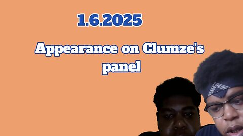 1.6.2025 - Appearance on Clumze's panel