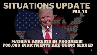 Situation Update- Massive Arrests In Progress!!! 700,000 Indictments Are Being Served…