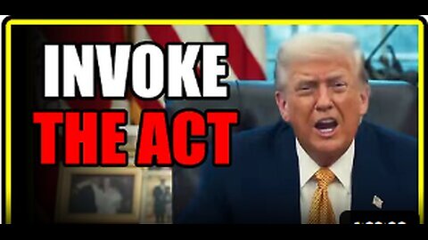 🔴He's actually DOING IT.🔴