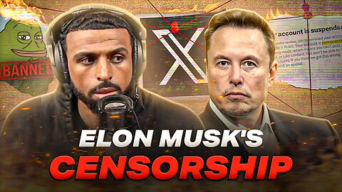 Elon Musk Censors Me, Alex Jones Stays Silent & Tate Runs For PM!