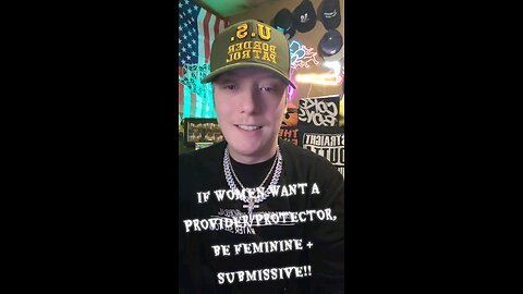 IF WOMEN WANT A PROVIDER THAN BE FEMININE AND SUBMISSIVE!!