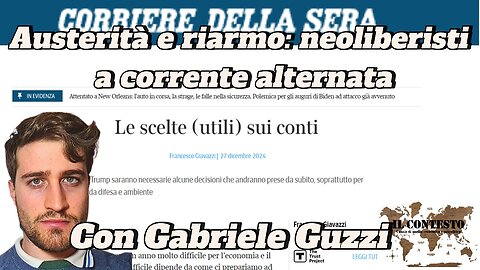 Austerità e riarmo: neoliberisti a corrente alternata | Gabriele Guzzi