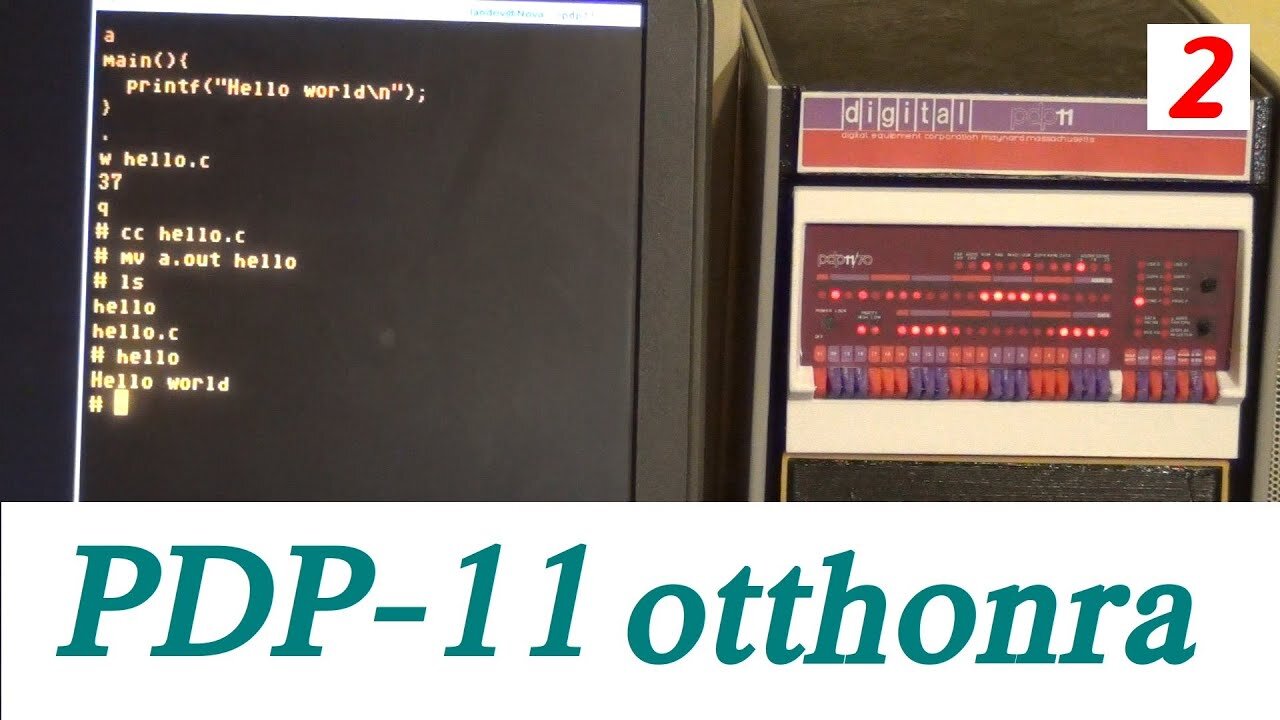 PDP-11 otthonra 2. rész (2024-10-18)