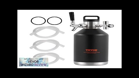 VEVOR Beer Growler Tap System 128Oz 4L Mini Keg 304 Stainless Steel Review