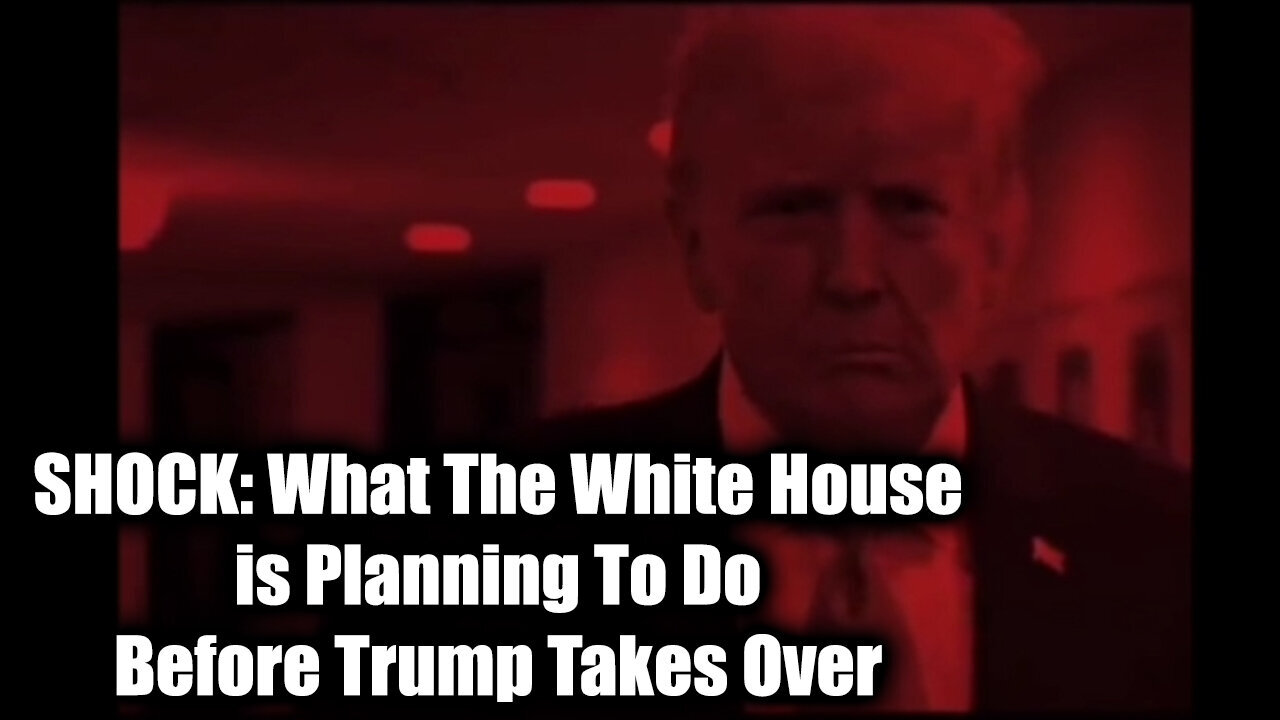 SHOCK: What The White House is Planning To Do Before Trump Takes Over