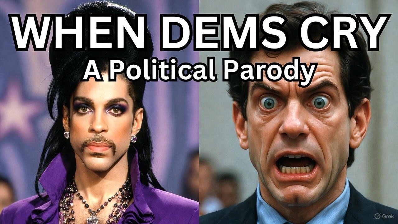🎵 WHEN DEMS CRY – A Hilarious Political Parody of Prince’s “When Doves Cry”