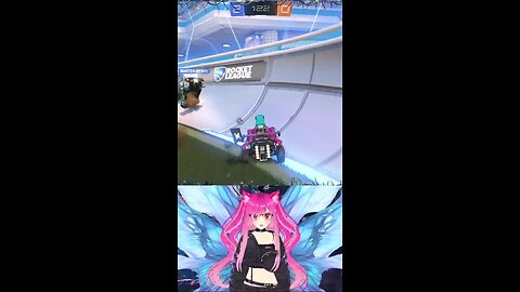 Rocket League: Blockin' with a Back Flip!