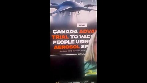 Canada is the forefront of aerosol spraying mRNA jabs