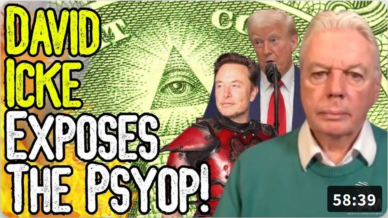 EXCLUSIVE: DAVID ICKE EXPOSES THE PSYOP! - The Technocratic Enslavement Of Mankind!