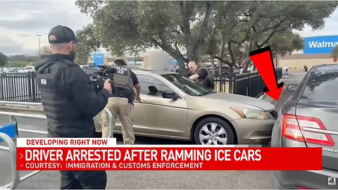 Another ICE Agent RAMMED and HOSPITALIZED!