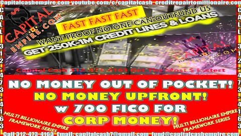 NO $$ DOWN BIG MONEY CREDIT LINES & LOANS #business #creditrepair #realestate #startup #creditrepair