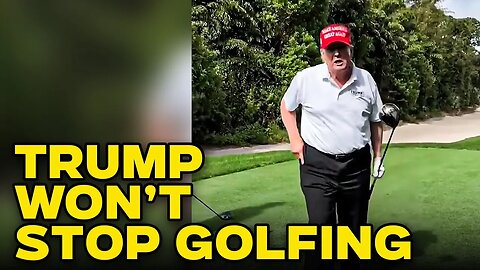 Trump Says He’s “Too Busy” To Go Golfing Then IMMEDIATELY Goes Golfing