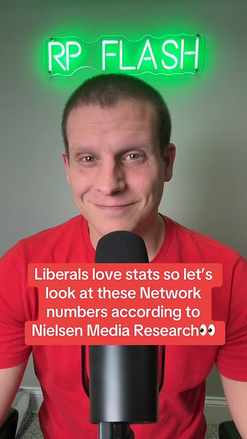 Liberals love stats so let’s look at these Network numbers according to Nielsen Media Research
