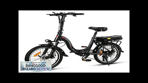 US DIRECT SAMEBIKE JG20-FT 36V 12AH 350W Electric Folding Bicycle 20 Inch Review