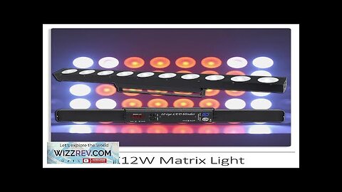 LED 10x12W RGBW Matrix Wall Wash Light Horse Racing Effect DMX512 Lighting Review