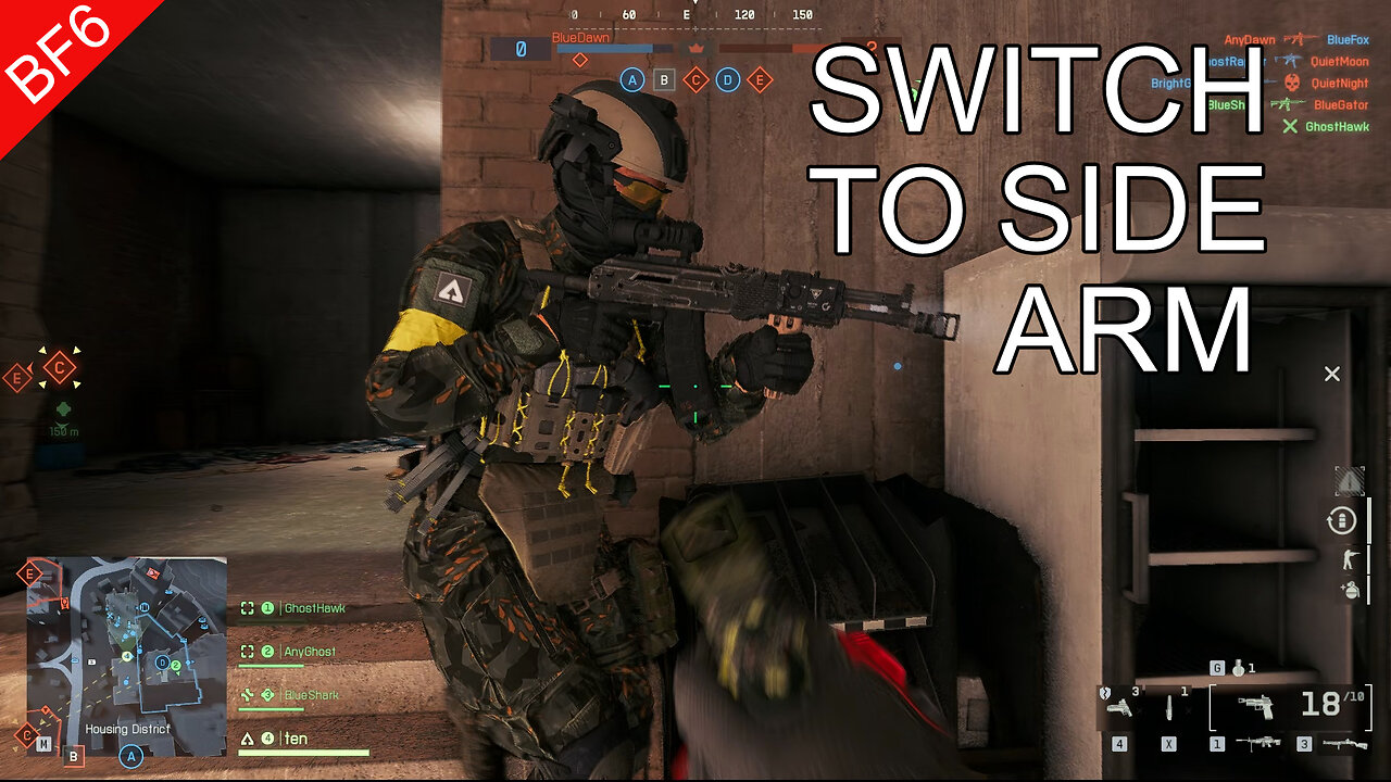 Switch to side arm or die!