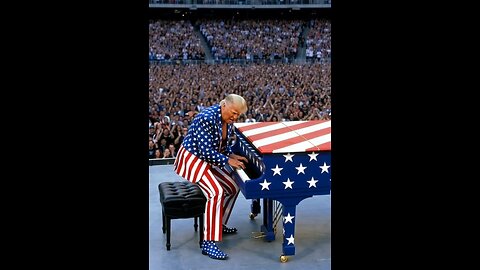 Donald Trump rocks on the piano!