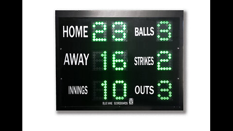 Baseball Scoreboards Blue Vane Scoreboard Delivers High-Quality Displays for Every Field