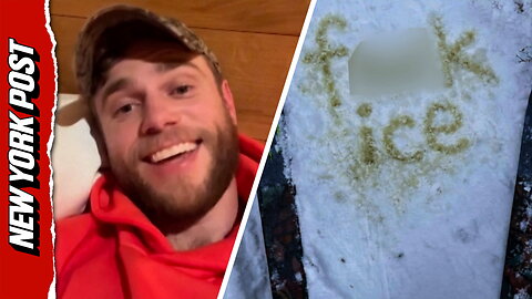 Olympic skier Gus Kenworthy says death threats followed viral anti-ICE message written in urine