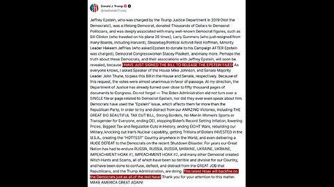 Trump's beste und wichtigste Rede,