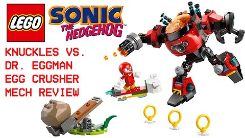 Lego Sonic the Hedgehog Knuckles Vs. Dr. Eggman Egg Crusher Mech Set Review
