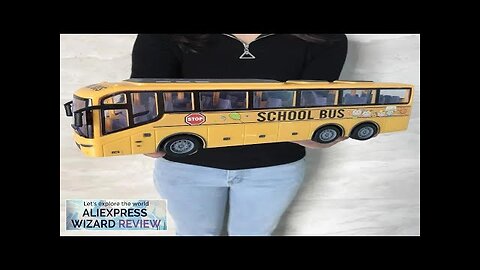 1/30 Rc Bus Electric Remote Control Car with Light Tour Bus School Review