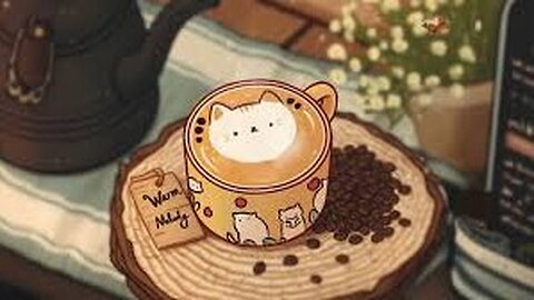 Hot Cappuccino for a Perfect Morning ☕🌼Lofi coffee - Lofi morning 🍃Study_ Relax