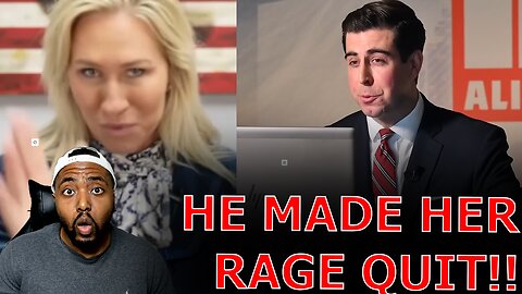 Marjorie Taylor Greene STORMS OFF Interview After Reporter Confronts Her Hypocrisy Attacking Trump!