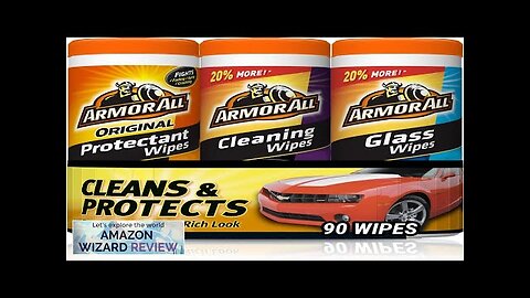 Armor All Protectant Glass and Cleaning Wipes Wipes for Car Interior Review