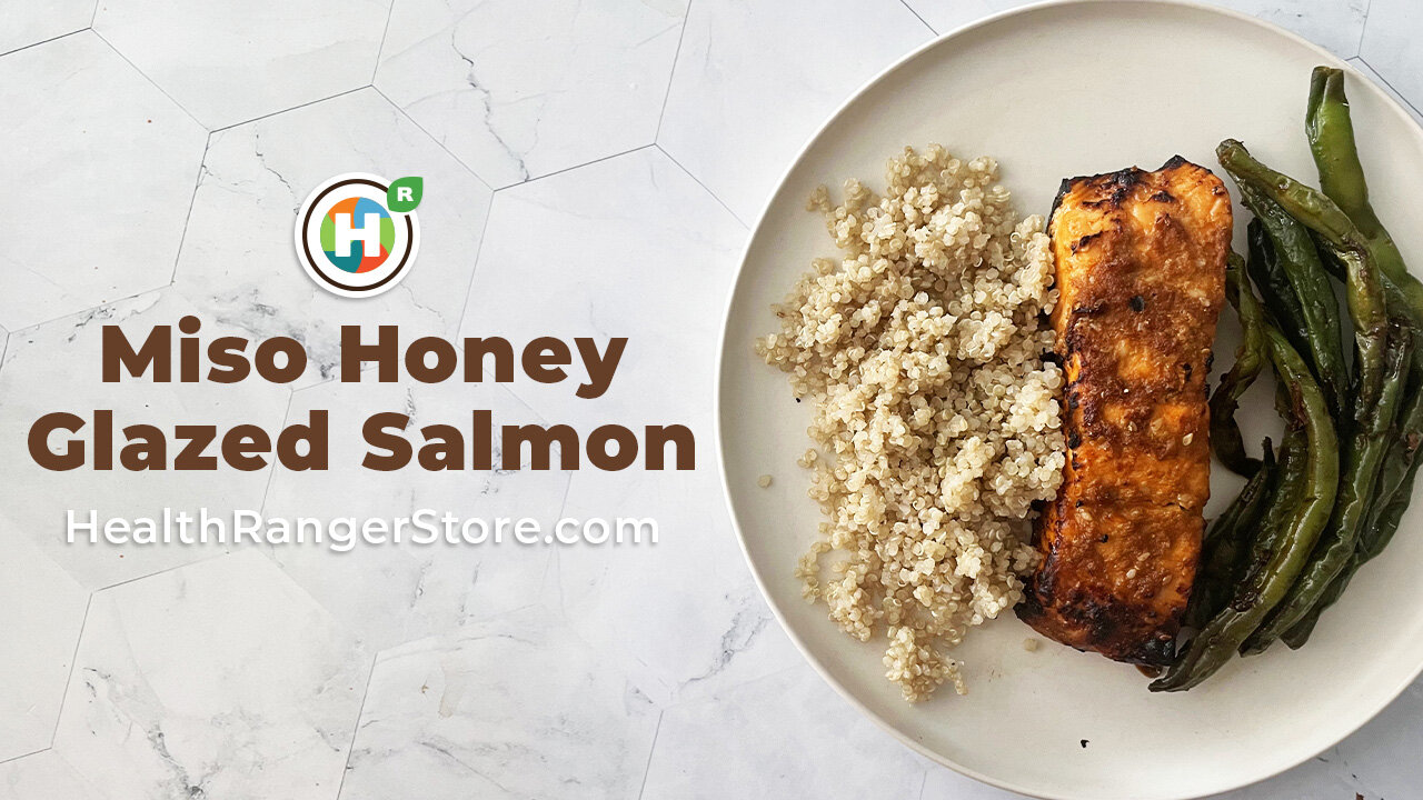 Miso Honey Glazed Salmon