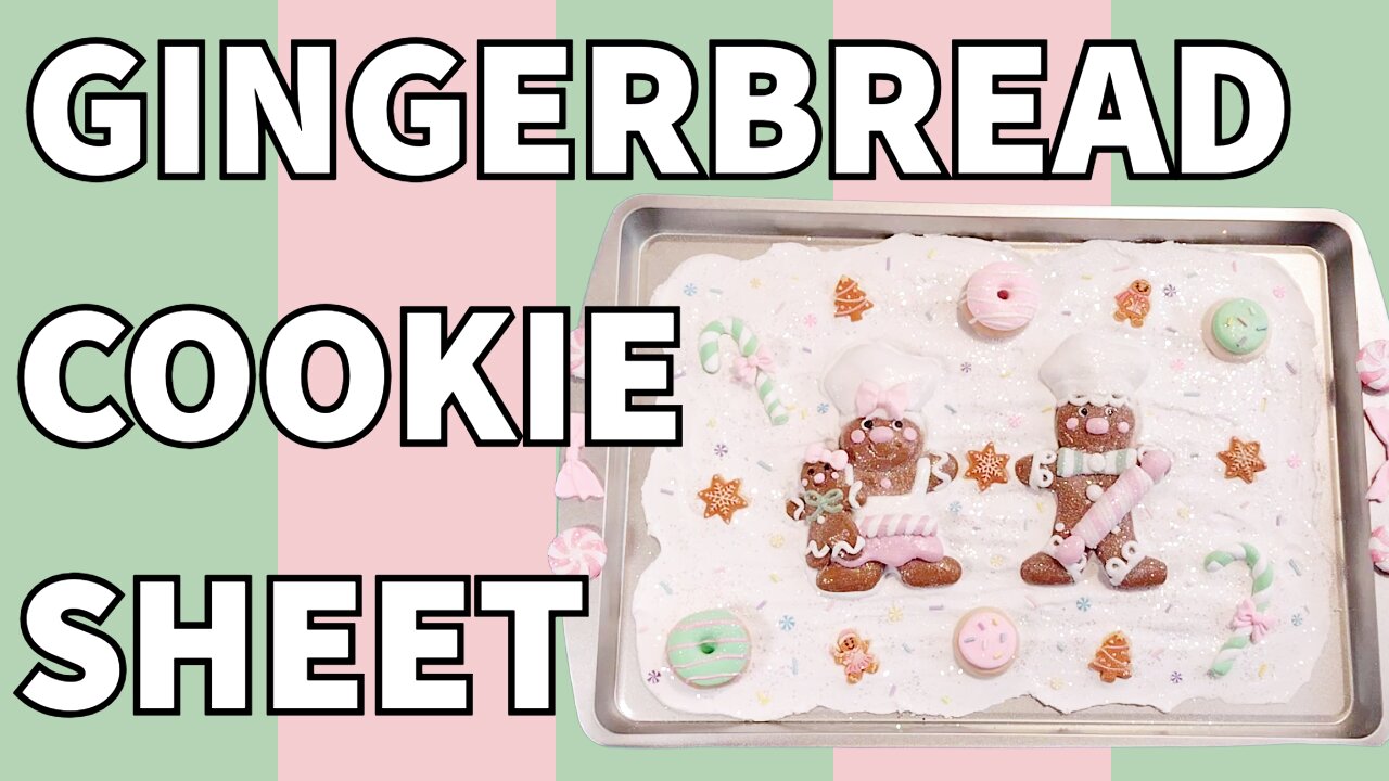 DIY Gingerbread Cookie Sheet