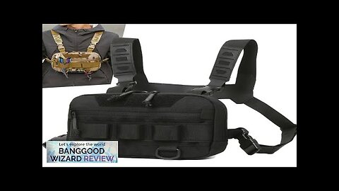 Waterproof Molle Nylon Fishing Chest Bag Men's Tactical Bags Climbing and Camping Review