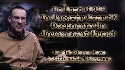 ITSN presents: 'He Used GROK To Uncover Over 5K Documents On Gov. Fraud'. 1/29/26
