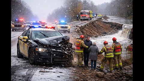 Holiday Emergencies: Florida Trooper Hurt in Christmas Chase as UK Sinkhole Prompts Rescues