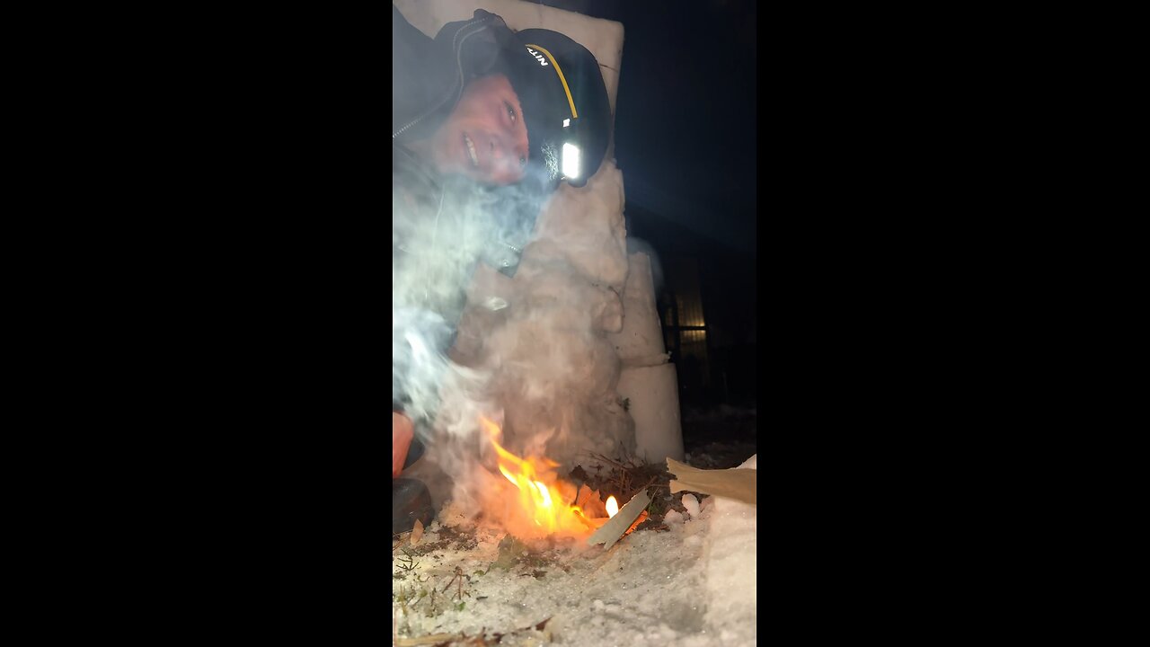 I SPENT 48 hours in an igloo