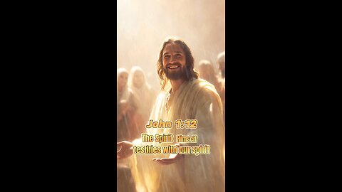 John 1:12 + Romans 8:16 | You Are God's Child - The Spirit Testifies #childofgod #identity #jesus