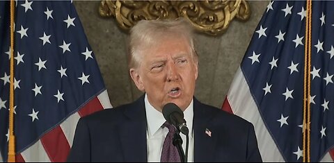 President Trump delivers remarks on the first full day of his second term in office