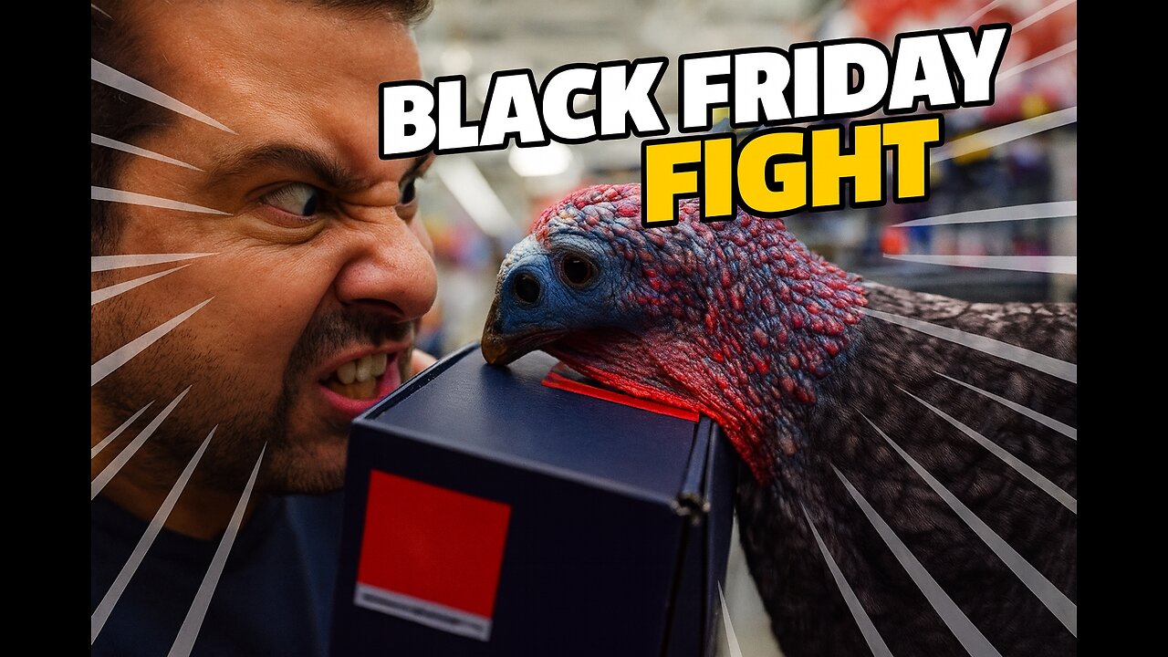 He Fought a TURKEY for a Black Friday Deal 🦃