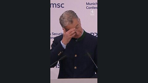 Munich Security Conference Chairman tears up during emotional closing speech