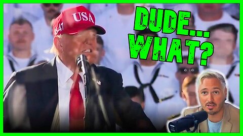 Visibly Confused Trump STUNS Navy Crowd With Incoherence | The Kyle Kulinski Show