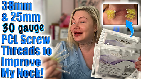 38mm & 25mm 30g PCL Screw Threads to Imprve my Neck! AceCosm.com and code Jessica10 saves