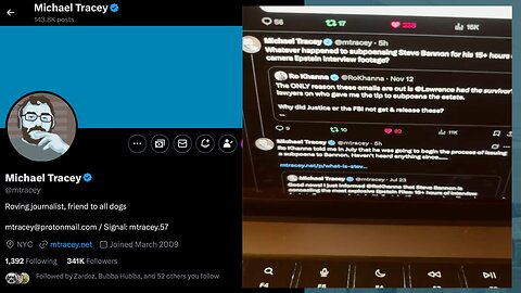Thank you Michael Tracey for being a measured voice during the Epstein insanity of 2025 emails leaks