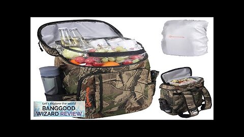 WARMOUNTS Backpack Cooler Insulated 36 Cans w/ Insulating Cover Upgraded Leakproof Soft Review