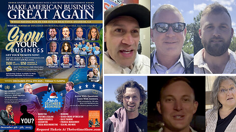 Clay Clark Reviews | "I'm from Jacksonville, Fl. The People, The Energy, The Information. It Will Change Your Life. It Will Change Your Business!" + Join Eric Trump At Clay Clark's Dec. 4-5 ThrivetimeShow.com Business Conf. (Anaheim)
			