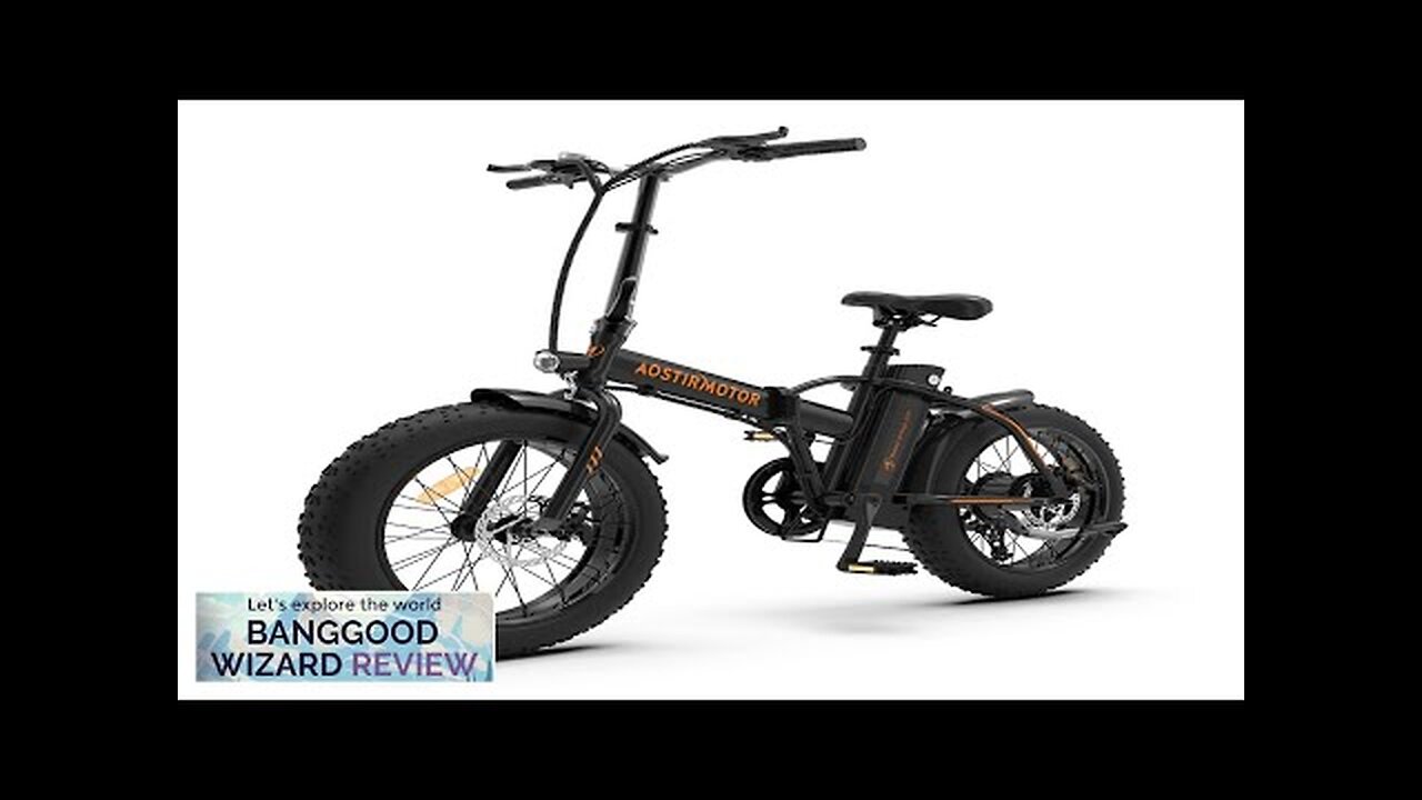 USA Direct AOSTIRMOTOR A20 Electric Bike 36V 13Ah Battery 500W Motor 20inch Review